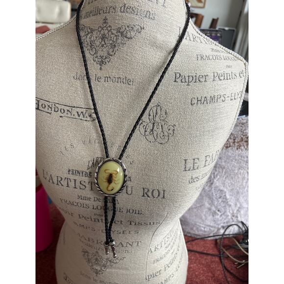 None and/or Unknown Other - Vintage Scorpion Bolo Tie Desertcore Cowboycore Western Style